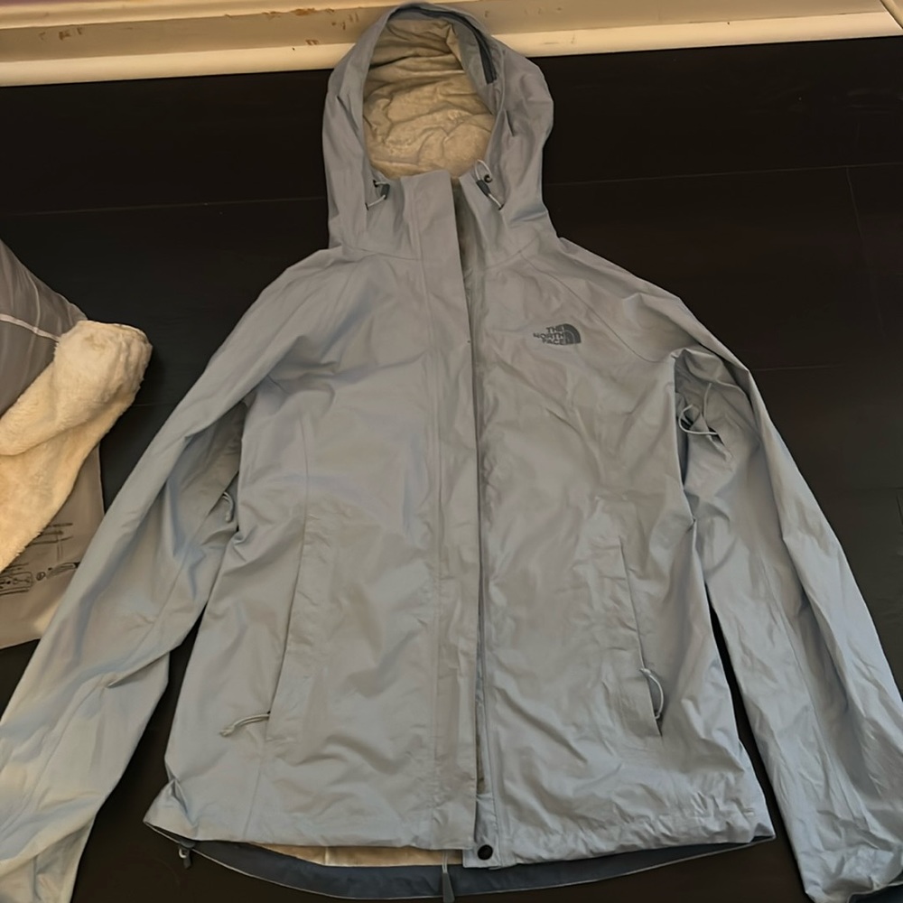 The North Face rain jacket